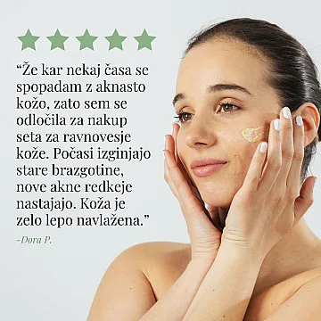 Raziskovalni set Nega za ravnovesje kože