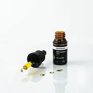 CBD kapljice Gold 150 mg CBD 5 ml (3 %)