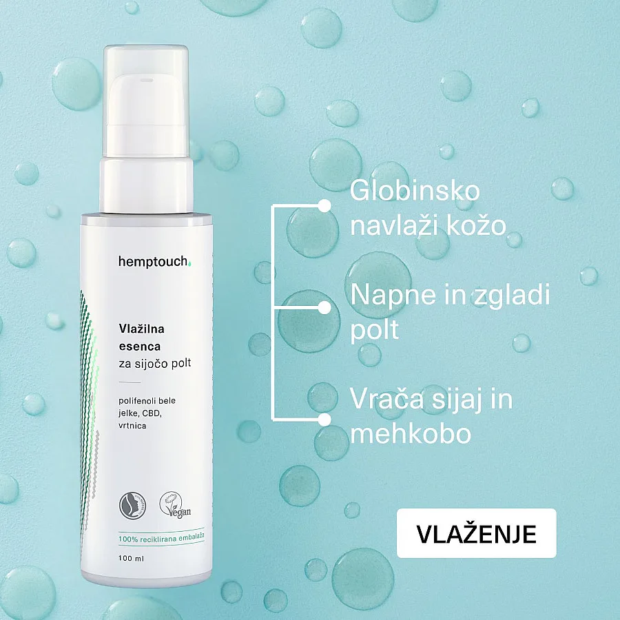 Vlažilna esenca za sijočo polt 100 ml