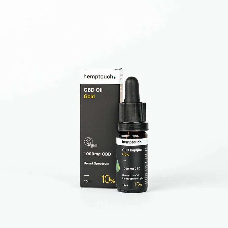 CBD kapljice Gold 1500 mg CBD 10 ml (15 %)