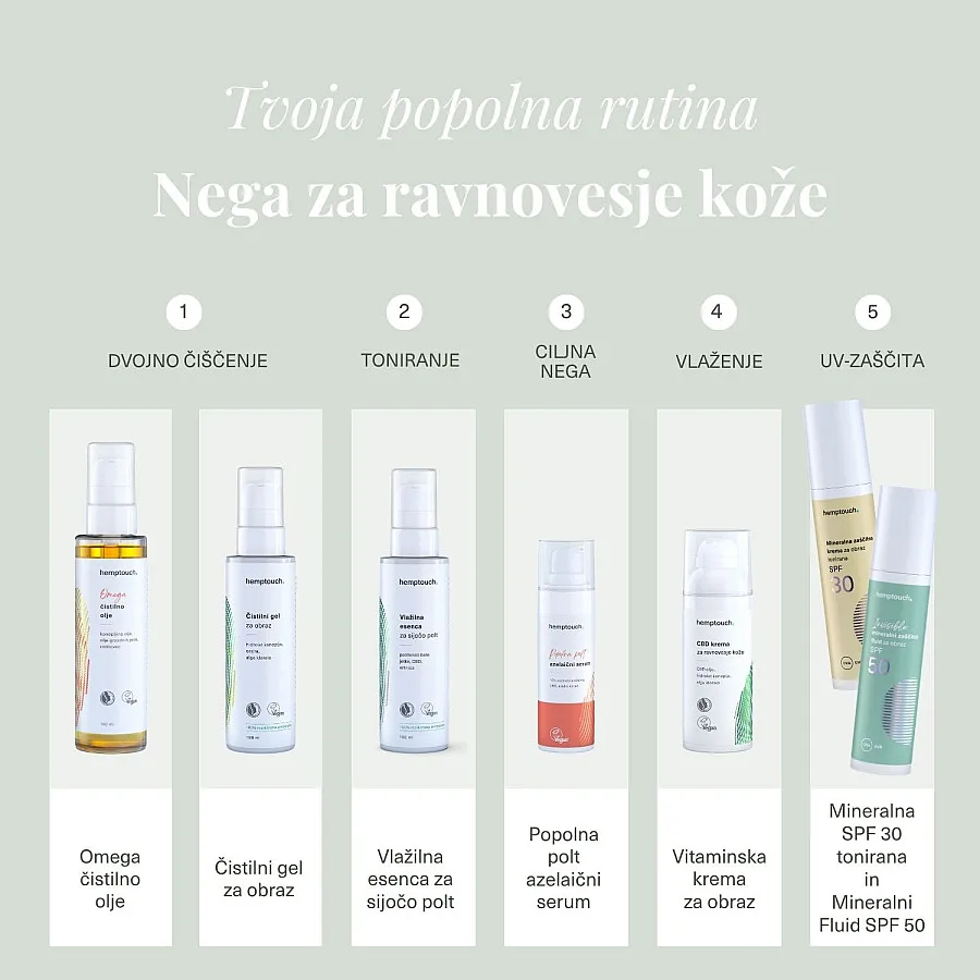 Rutina Nega za ravnovesje kože